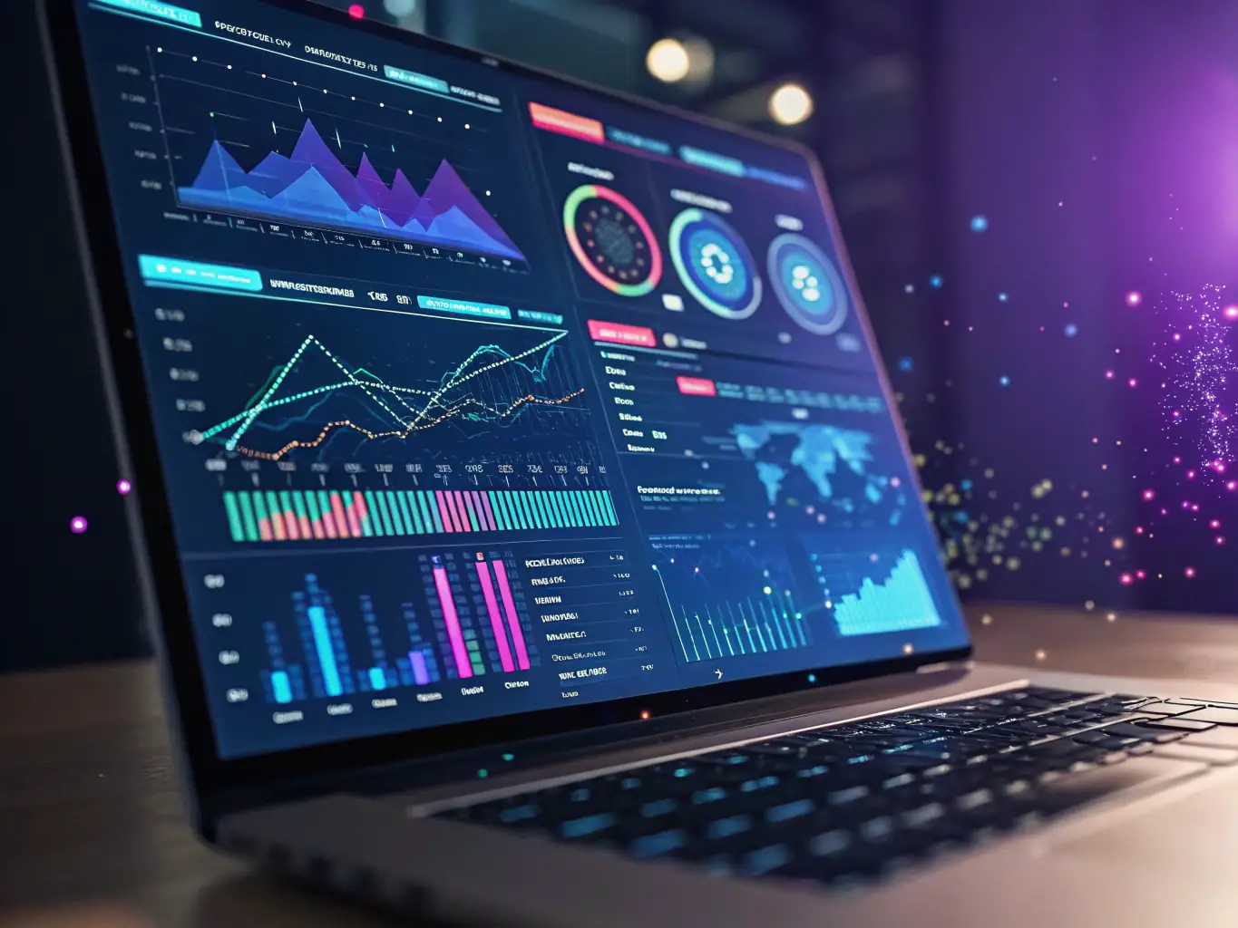 An image showing a clear and concise data visualization dashboard displaying key financial metrics and trends, highlighting the platform's data accessibility.